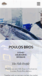 Mobile Screenshot of poulosbros.com.au